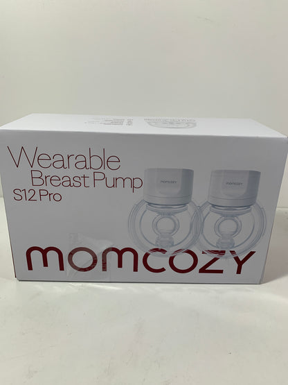 Momcozy Breast Pump Hands-Free S12 Pro, Wearable & Portable Pump with Soft DoubleFit Flange, 3 Modes | 9 Levels Double Electric Pump Wireless, Smart Display, 24mm, 2 Pack