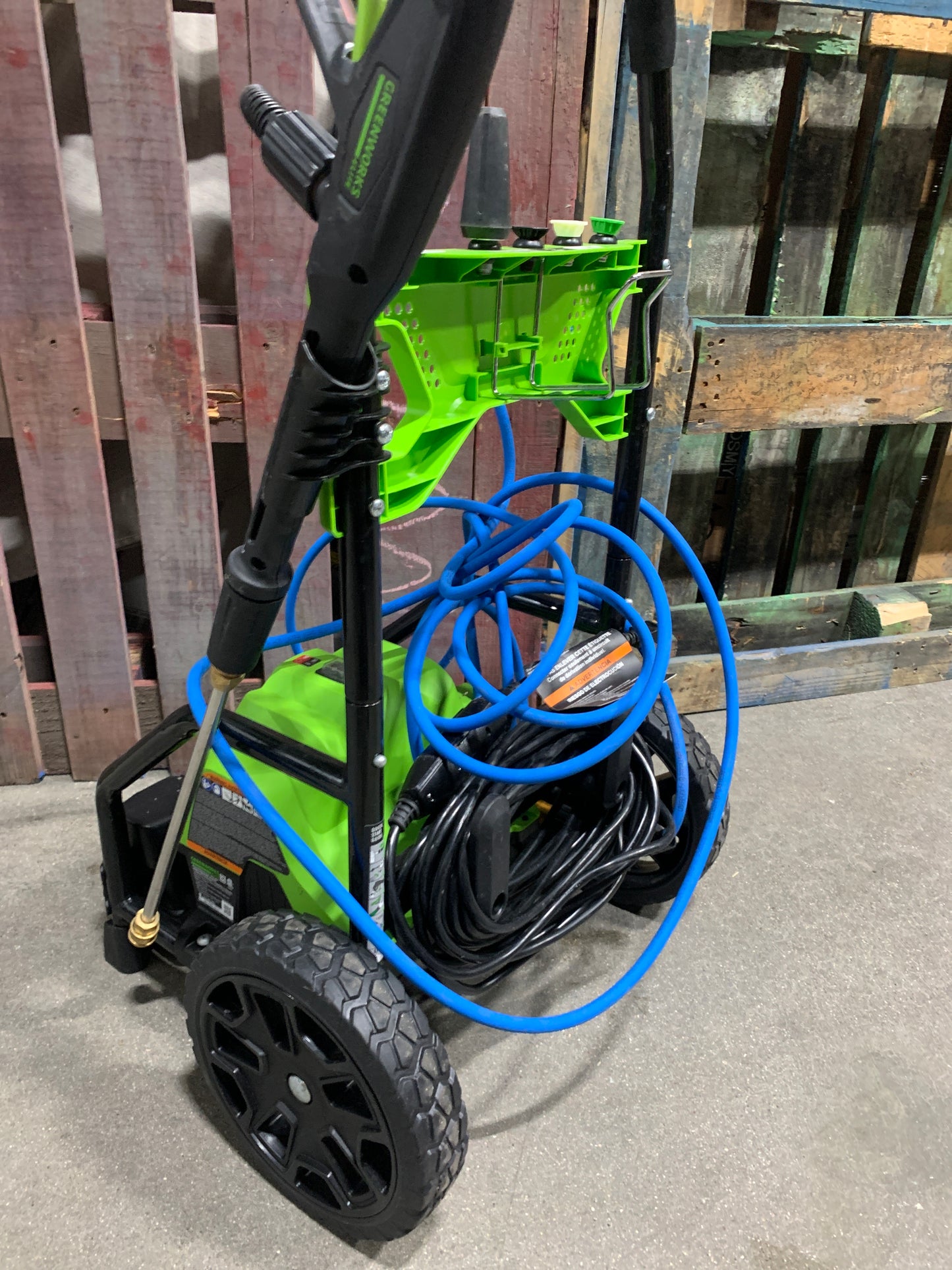 Used Greenworks 2000PSI Electric Pressure Washer with 50’ Anti-Kink Hose