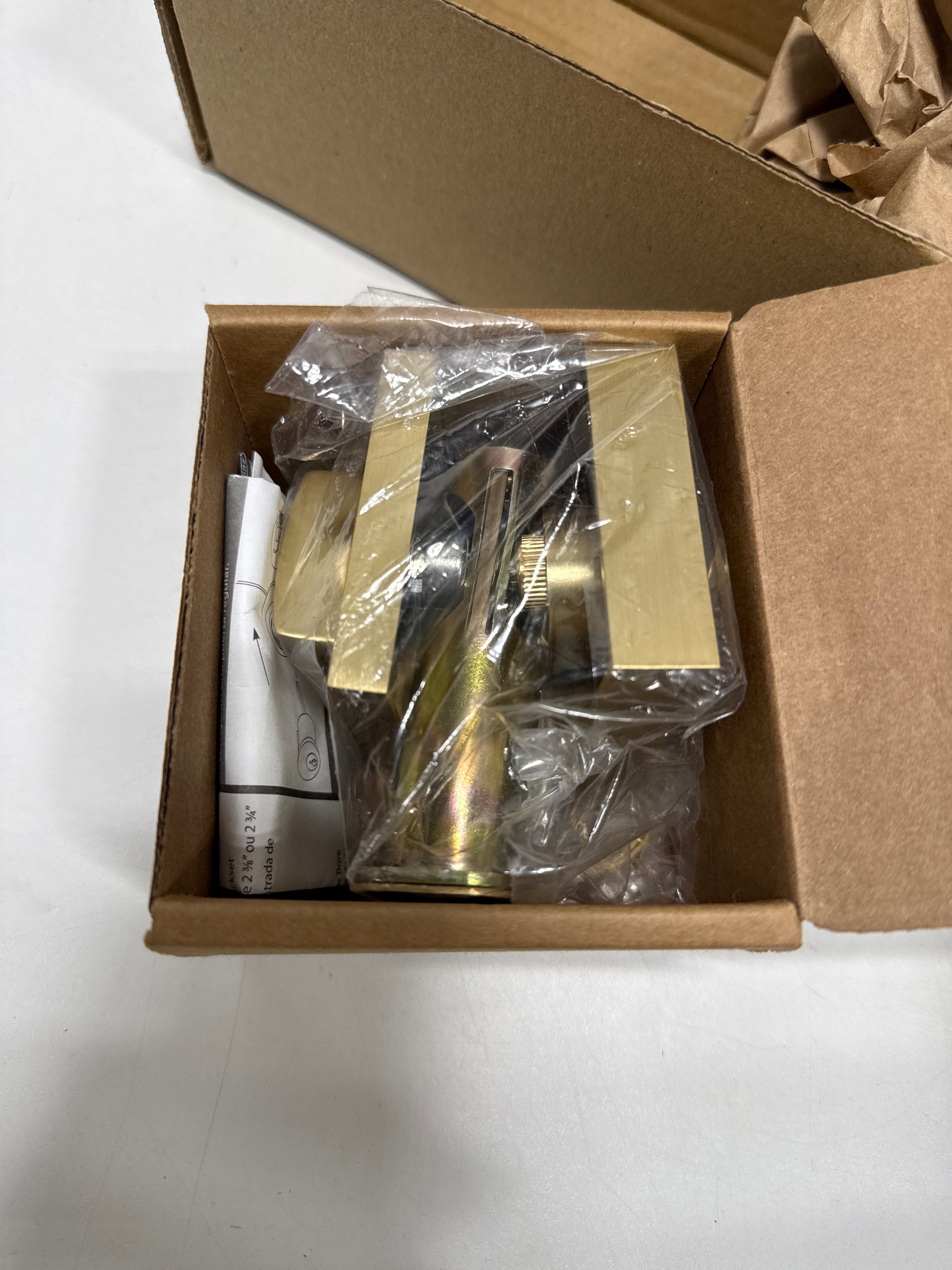 Emtek 8469US4 Square Brass Modern Single Cylinder Keyed Entry Deadbolt - *Tools Hardware & Misc