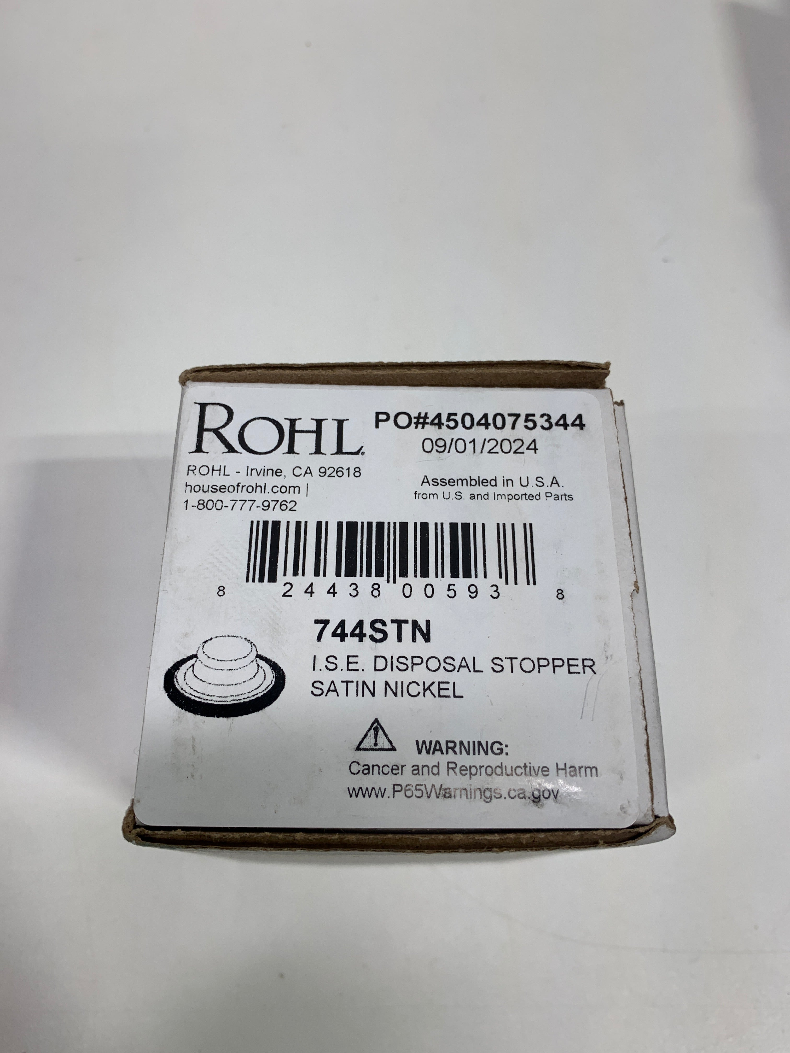 Rohl 744STN Kitchen Accessories Satin Nickel - *Plumbing