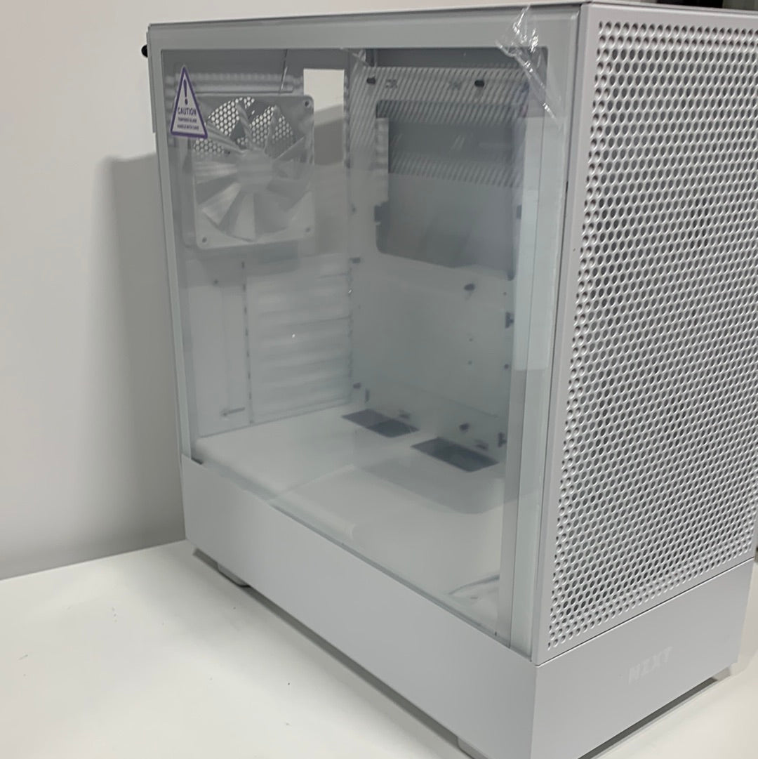 NZXT - H5 Flow ATX Mid-Tower Case - White