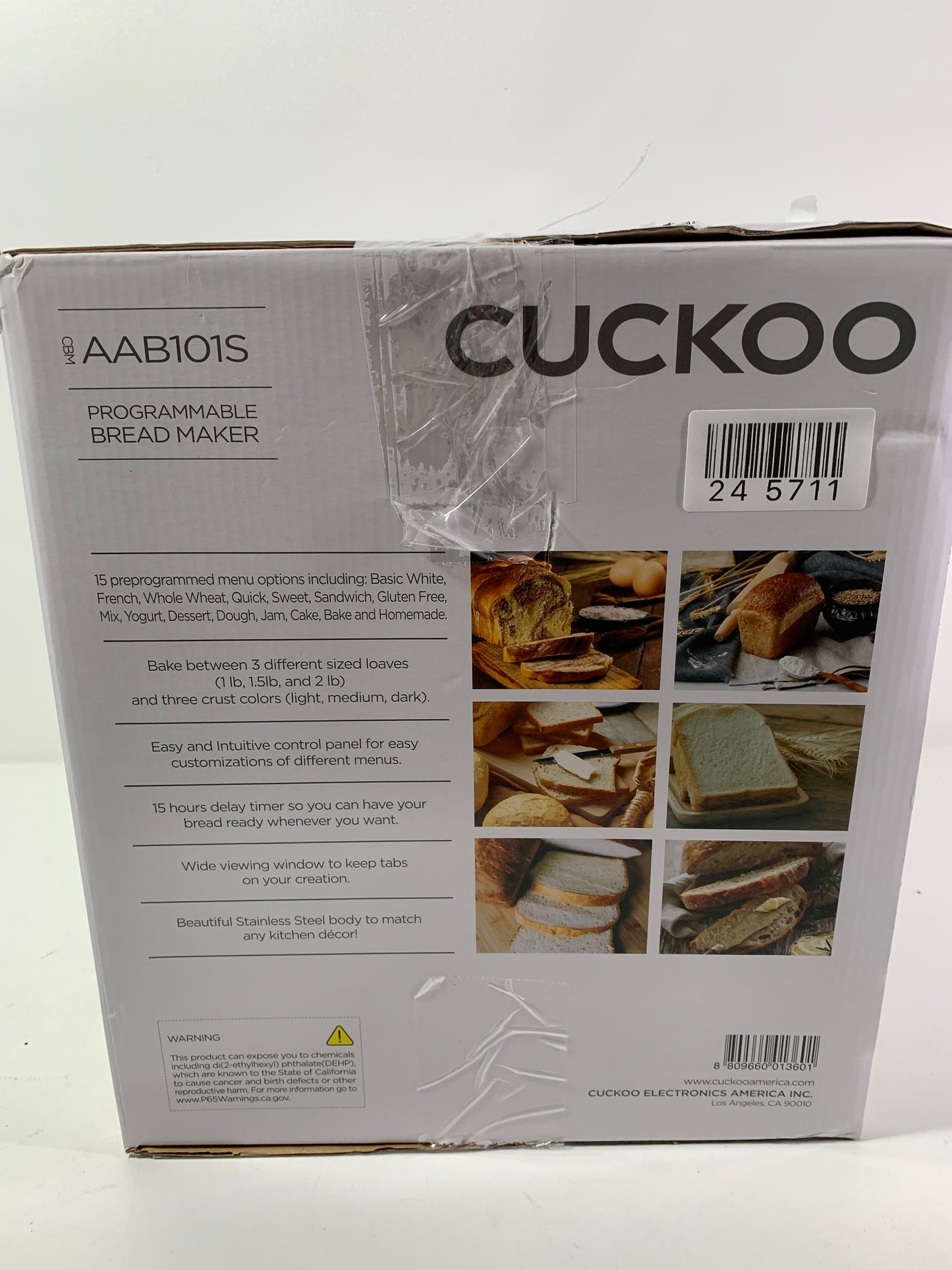 Cuckoo 2 Lb. Multi-Functional Bread Maker - Silver