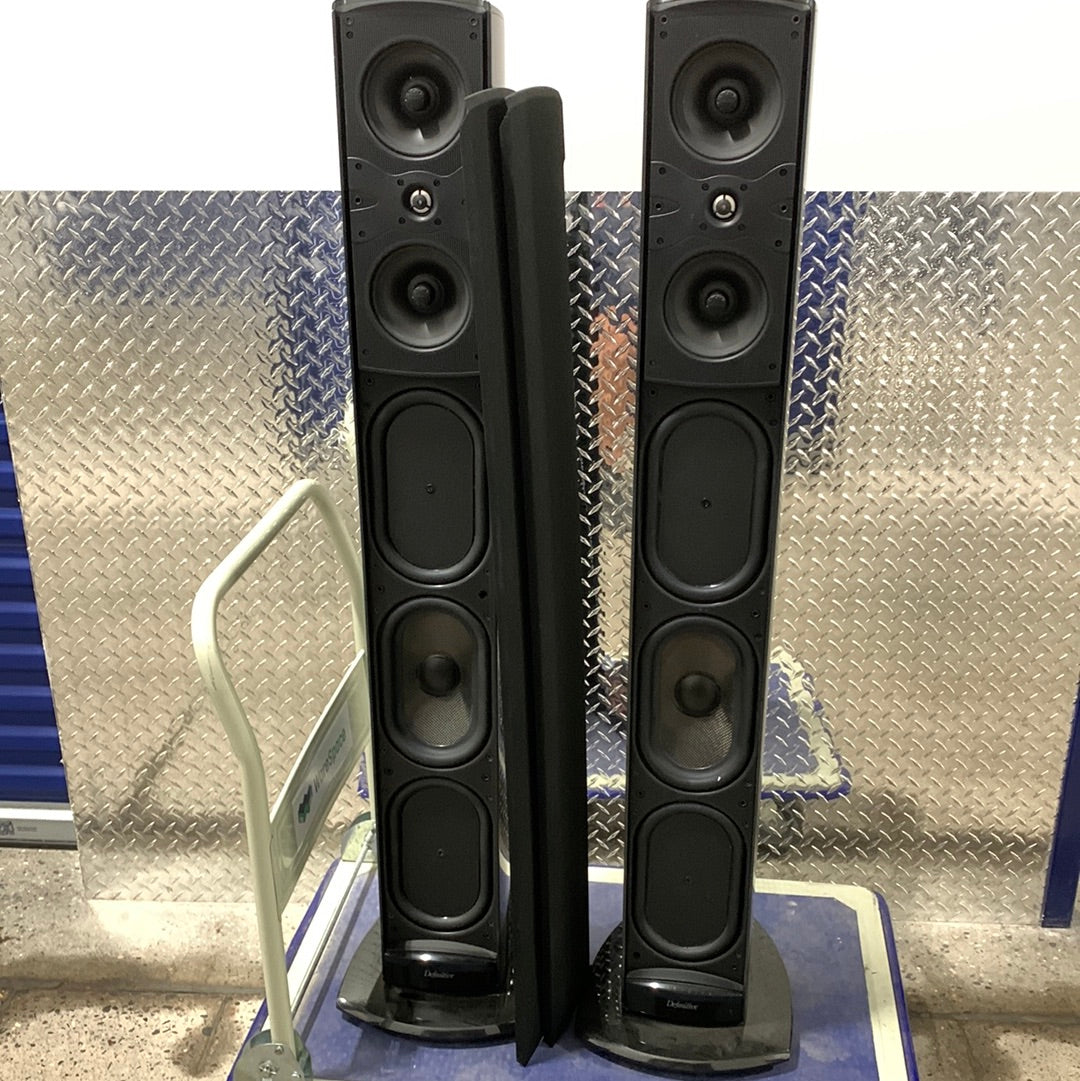 See Desc - Pair Definitive Technology Mythos ST-S SuperTower with Built-in Powered Subwoofer