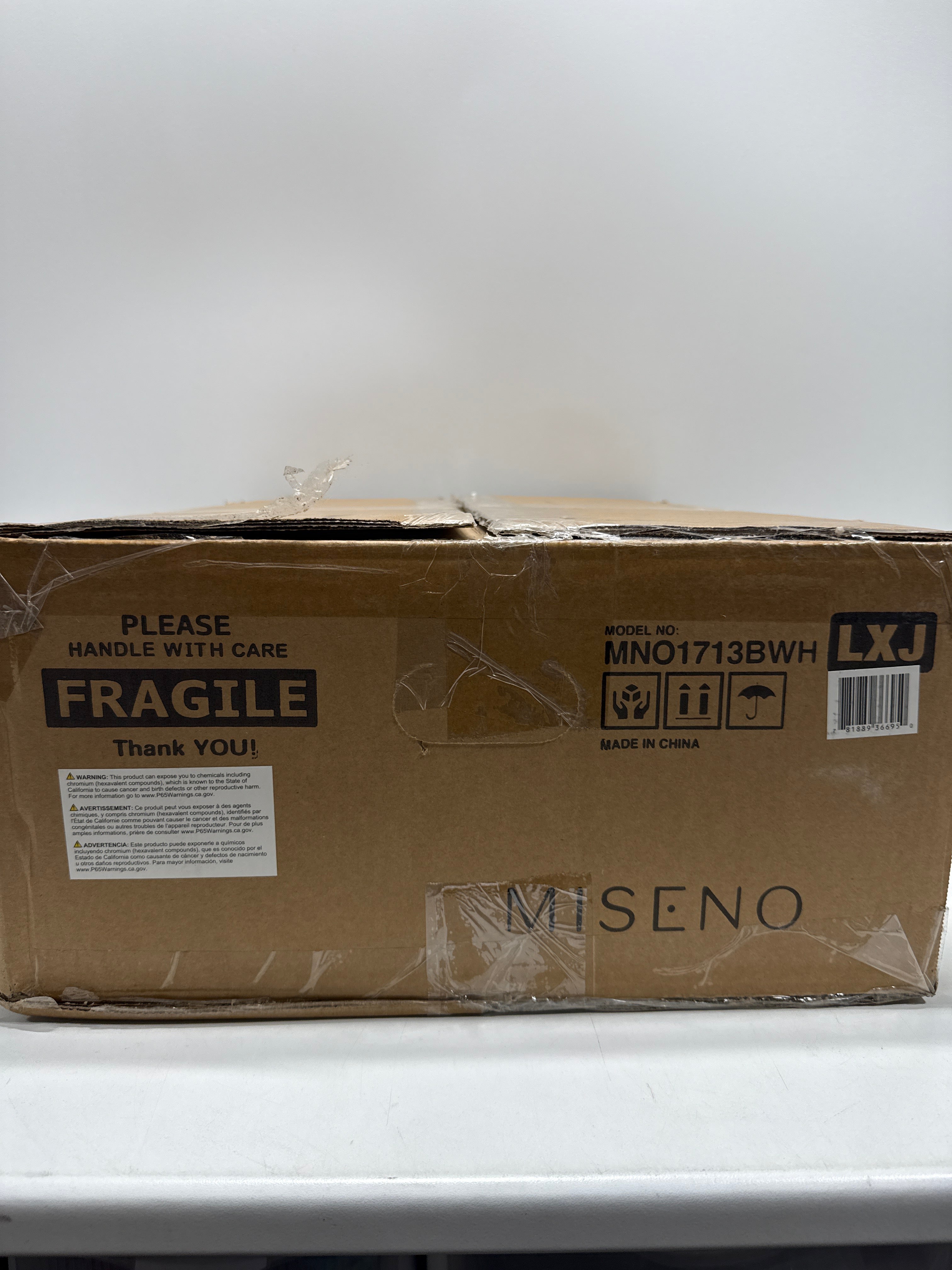 Miseno MNO1713RU 20" X 16" Rectangular Undermount Bathroom Sink with Rear Overflow - Bright White