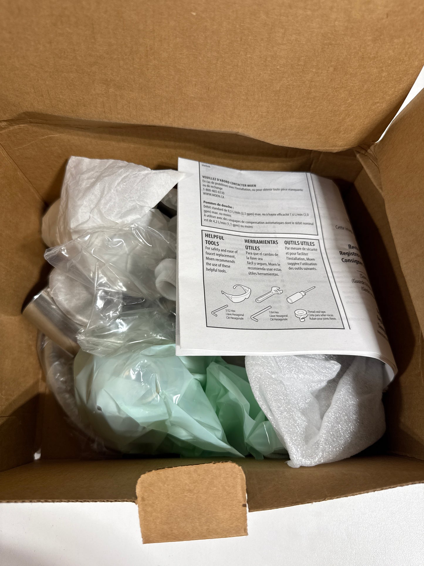 Moen T2743EPBN Glyde Posi-Temp Tub/Shower Faucet, Brushed Nickel