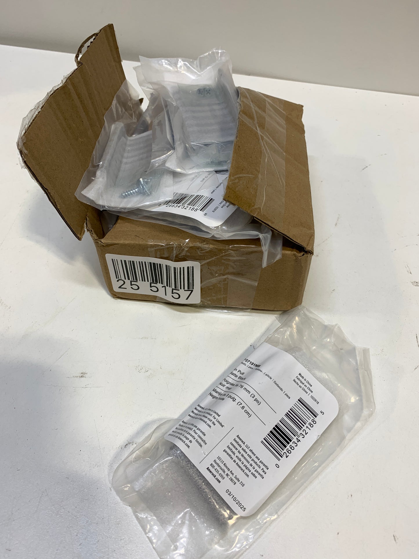 12 Miseno Mcpep1219 Mulberry 2-3/16 Center to Center Finger Cabinet Pull - Black