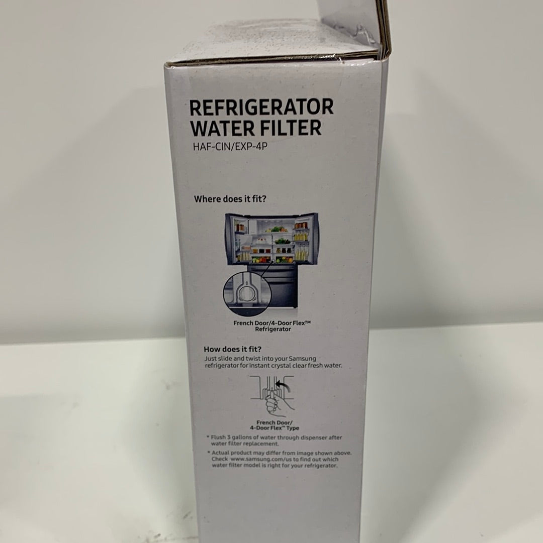 Samsung HAF-CIN 4 Pack Refrigerator Water Filter(HAF-CIN-4P/EXP)