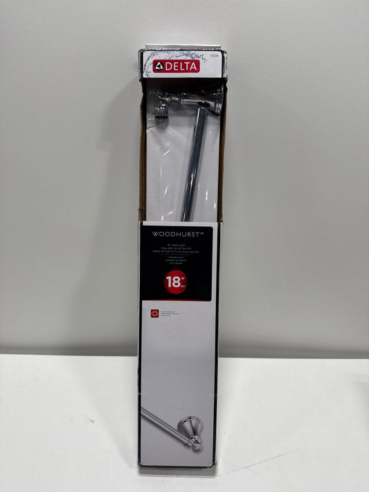 Delta 73218 Woodhurst 18 Towel Bar - Chrome