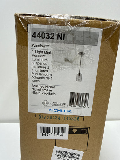 Kichler Lighting Winslow 4 Inch Mini Pendant Winslow - 44032NI - Transitional