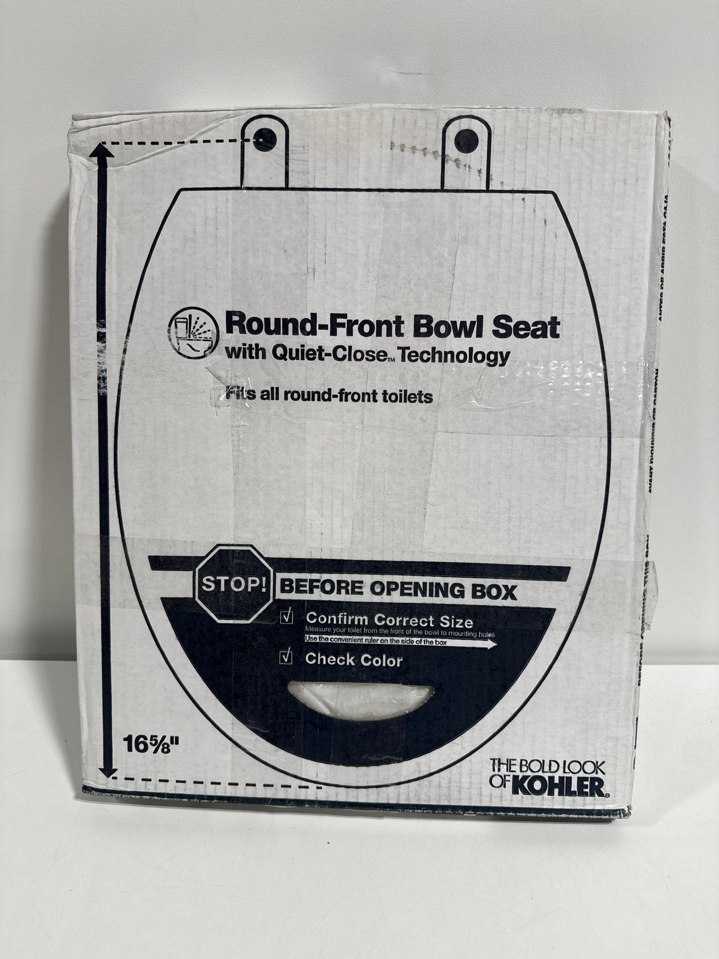 Stonewood Quiet-Close Round-front Toilet Seat