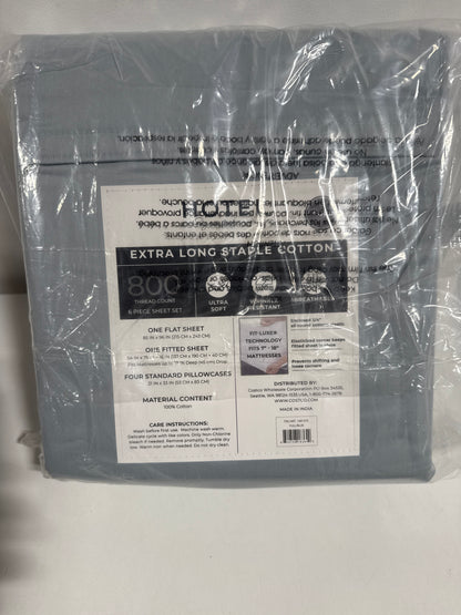 Hotel Signature 800 Thread Count Cotton 6-piece Sheet Set Full