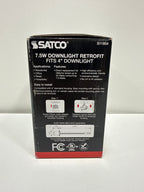 Satco LED Retrofit Gimbal Downlight, CCT Selectable 2700K/3000K/3500K/4000K/5000K, 4 Inches, Black Finish