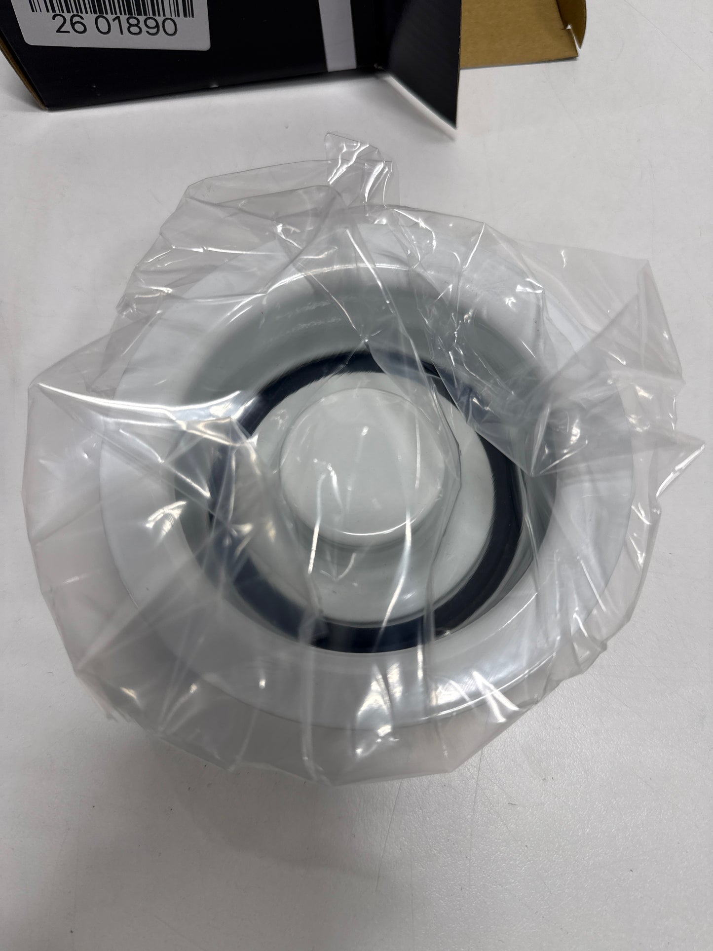 Signature Hardware 900406 3-1/2" Brass Kitchen Garbage Disposal Flange and Stopper White