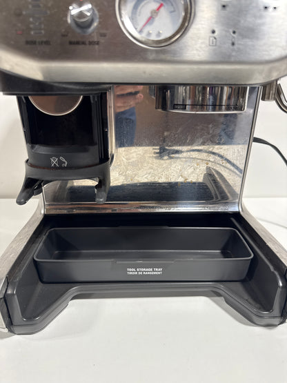 Used Breville - the Barista Express Impress Espresso Machine - Brushed Stainless Steel