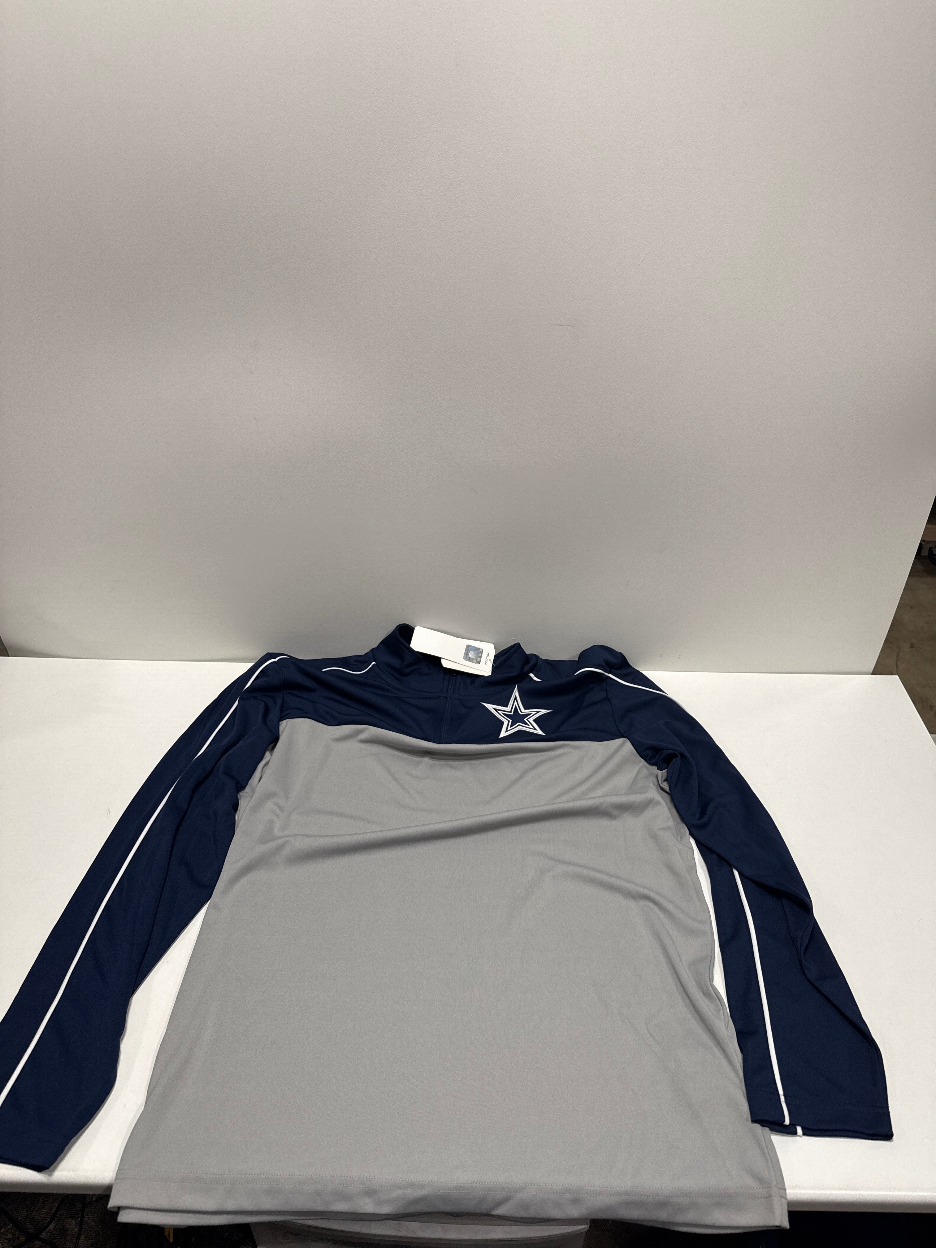 NFL Dallas Cowboys Men's Long Sleeve 1/4 Zip Sweatshirt - XL