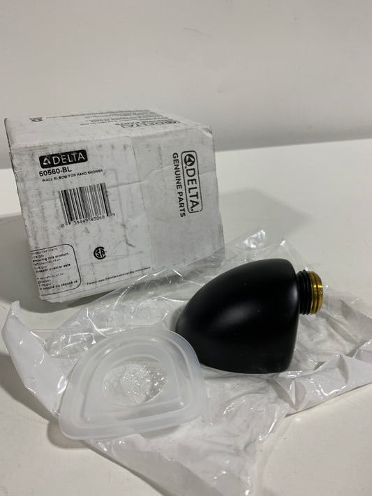 Delta 50560 Hand Shower Wall Supply Elbow Matte Black