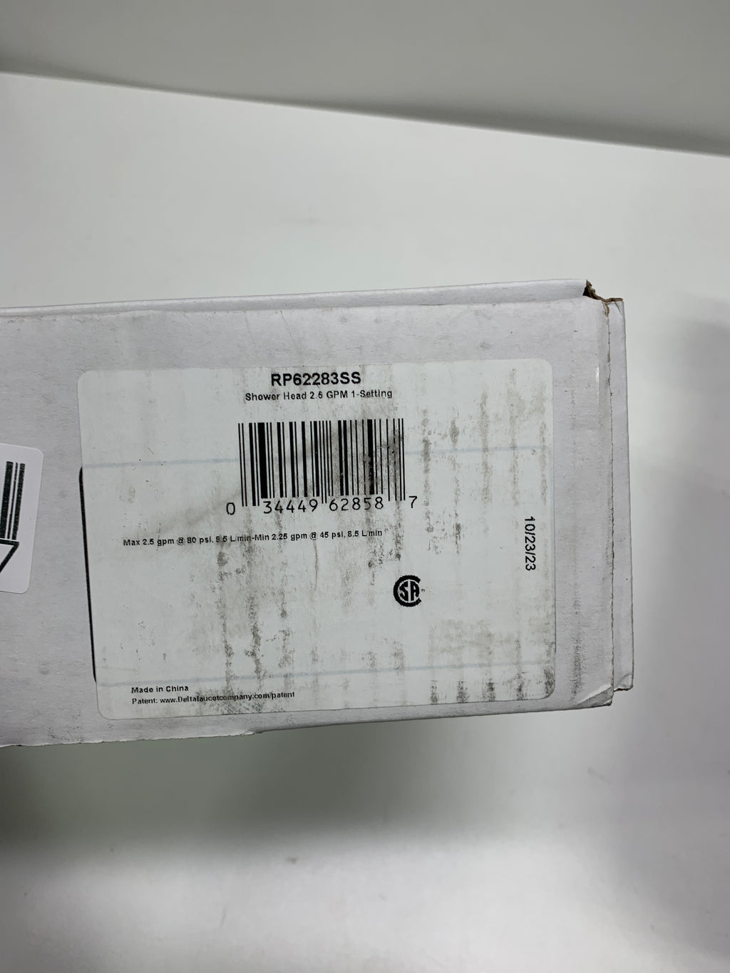DELTA RP62283SS Universal Showering Components Showerhead, Stainless