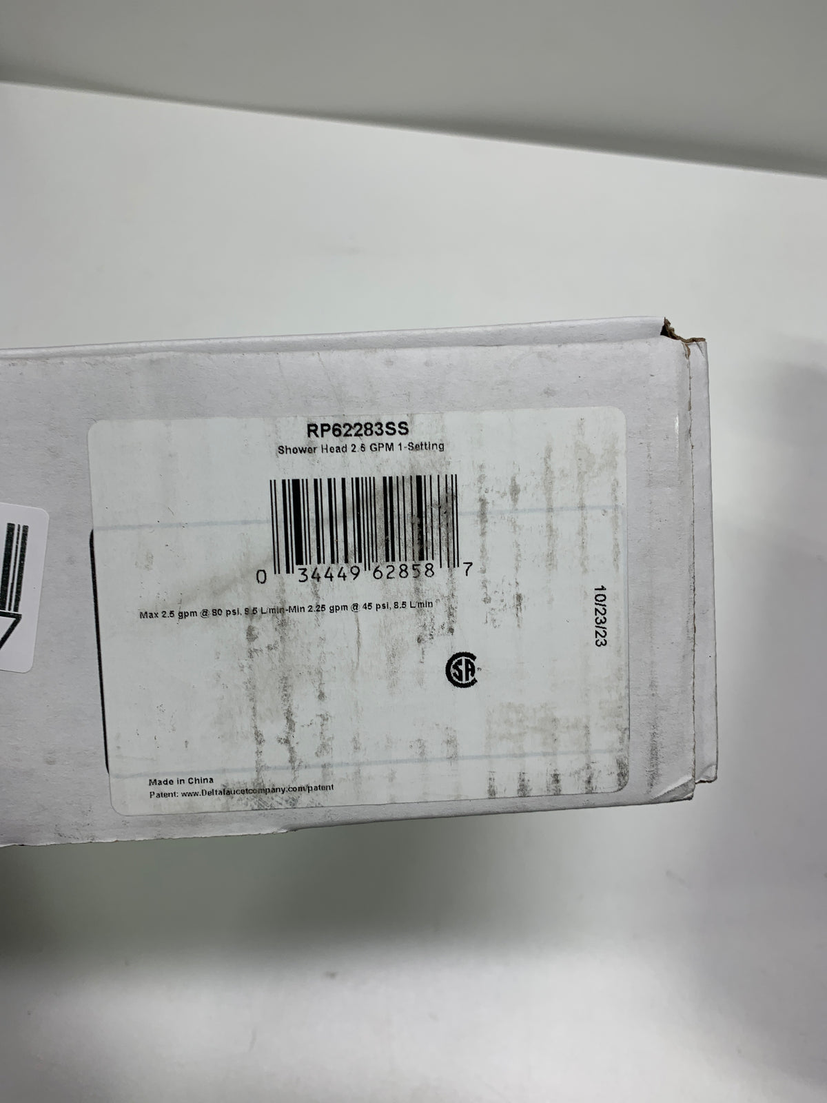 DELTA RP62283SS Universal Showering Components Showerhead, Stainless