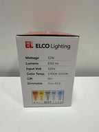 Elco EL414CT5 4" Integrated LED Adjustable Recessed Trim - 650 Lumens 5000 Kelvin - White