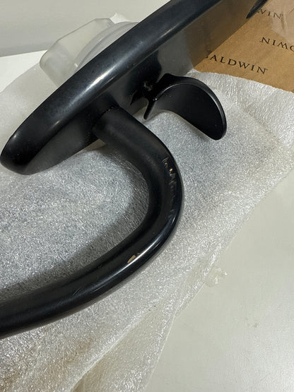 Scratch Baldwin 85360.ENTR Blakely One Piece Single Cylinder Keyed Entry Handleset with 5025 Interior Knob from the Estate Collection Oil Rubbed Bronze Door