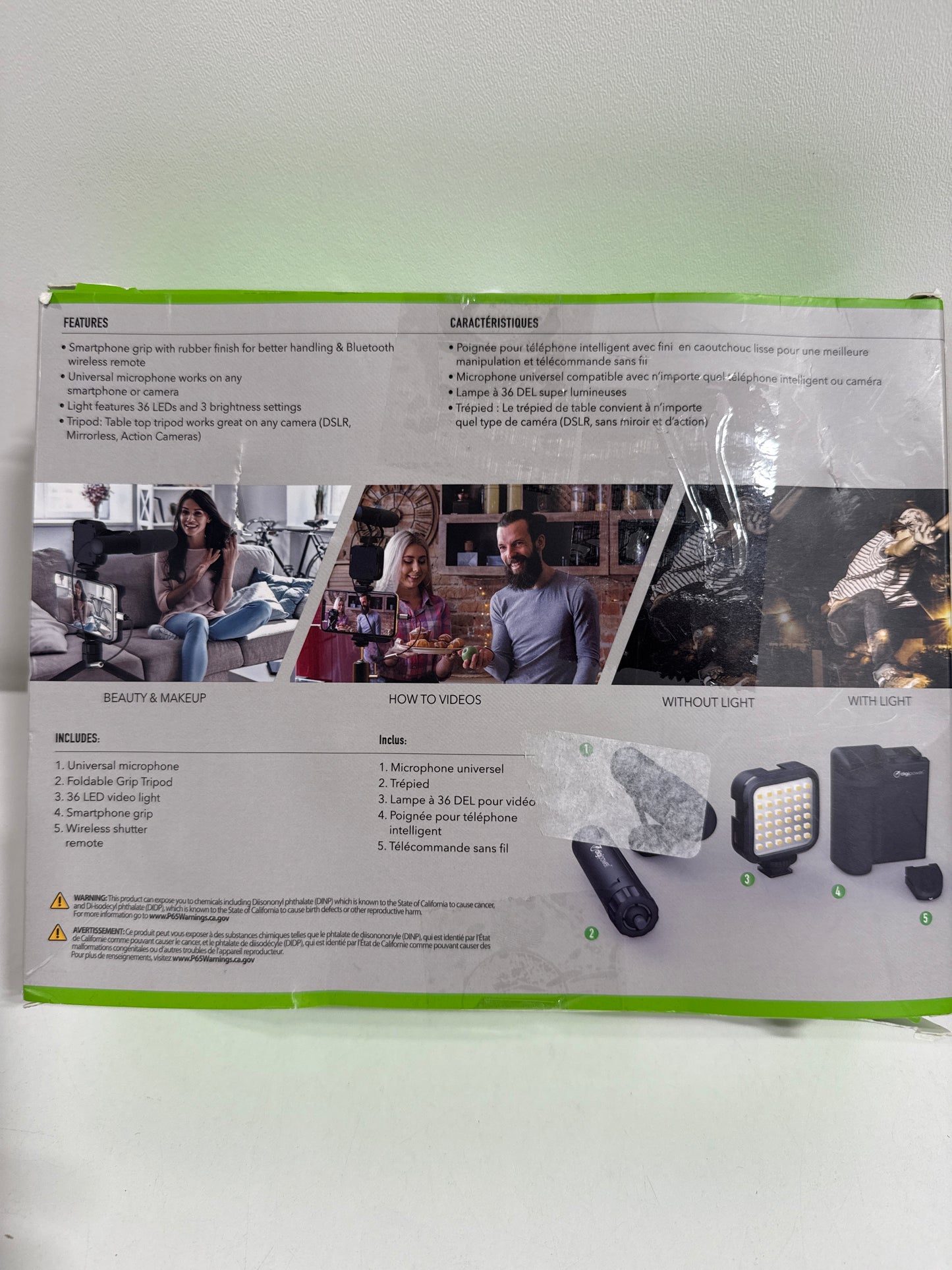 Digipower - Follow ME Vlogging Kit for Phones and Cameras