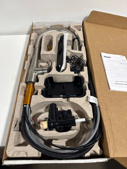 For Parts Simplice Touchless Single-Handle Pull-Down Sprayer Kitchen Faucet in Vibrant Stainless