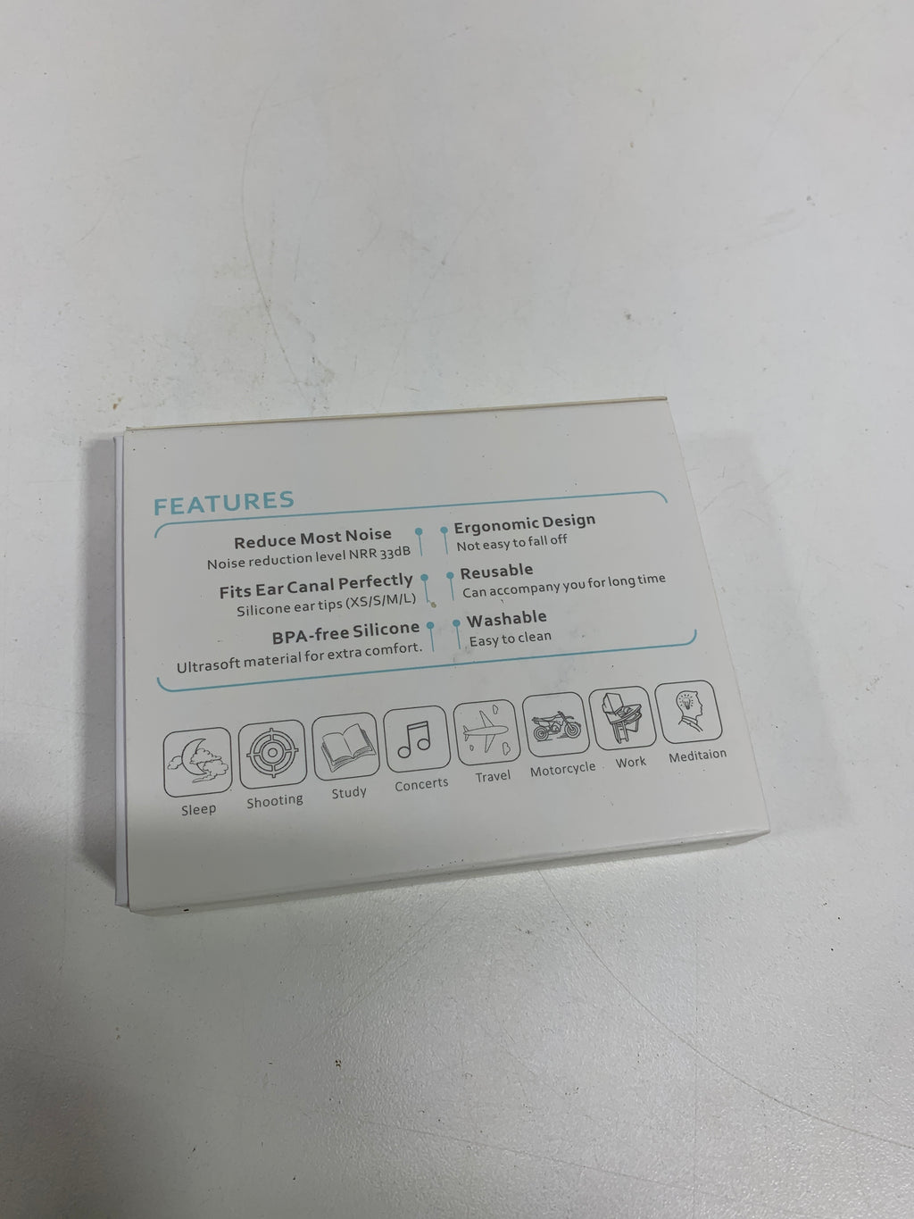 MUSICOZY Ear Plugs for Sleeping Noise-Reducing Reusable Sleep Ear Plugs Concert Earplugs for Sleeping Swimming Ear