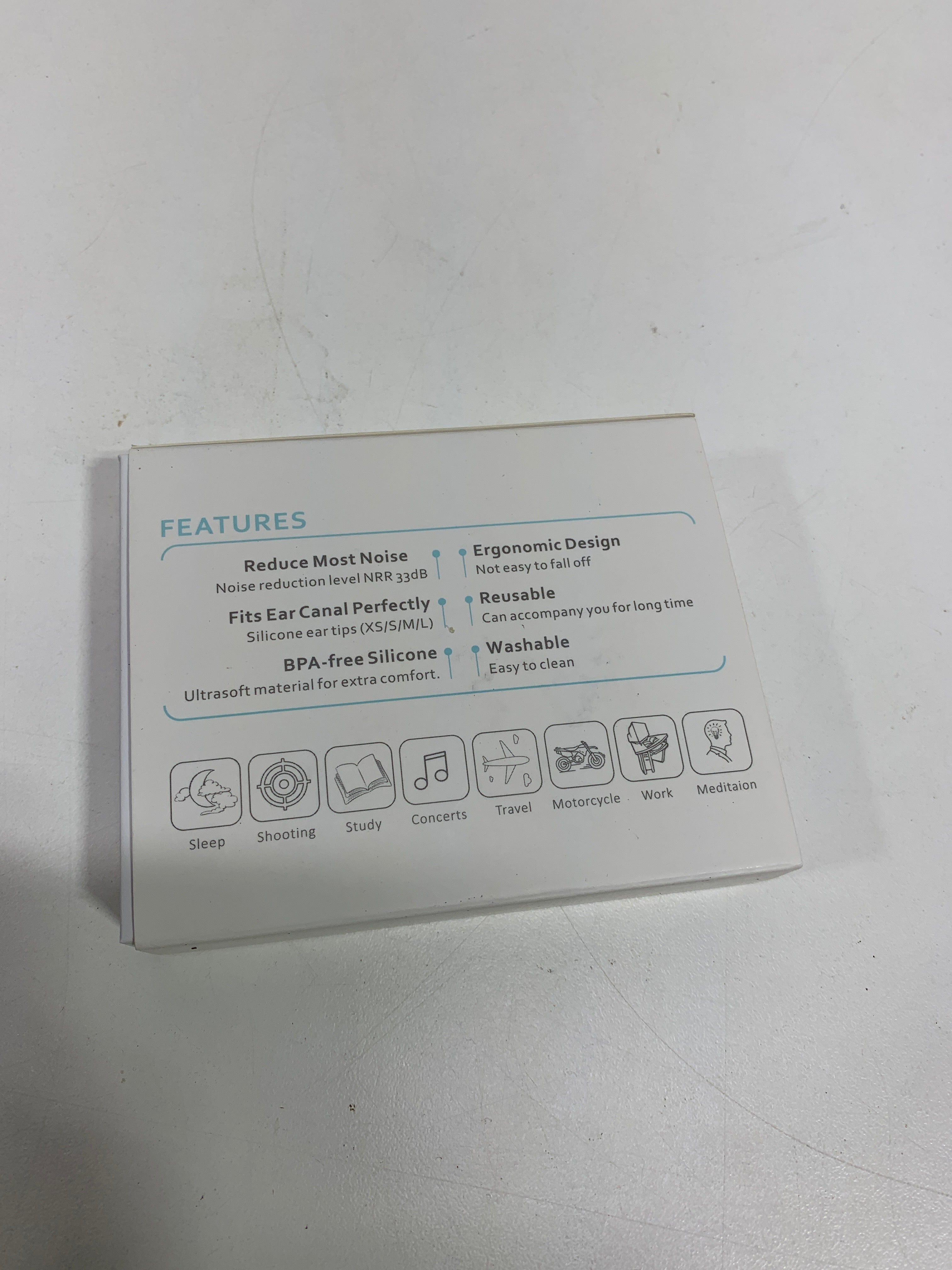 MUSICOZY Ear Plugs for Sleeping Noise-Reducing Reusable Sleep Ear Plugs Concert Earplugs for Sleeping Swimming Ear