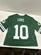 NFL Green Bay Packers Men's Short Sleeve Love 10 Jersey - S