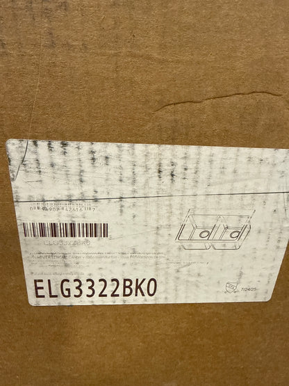 Elkay Quartz Classic ELG3322BK0 Black Equal Double Bowl Top Mount Sink
