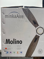 Molino 65 in. Integrated LED Indoor/Outdoor Burnished Nickel Smart Ceiling Fan with Light and Remote Control
