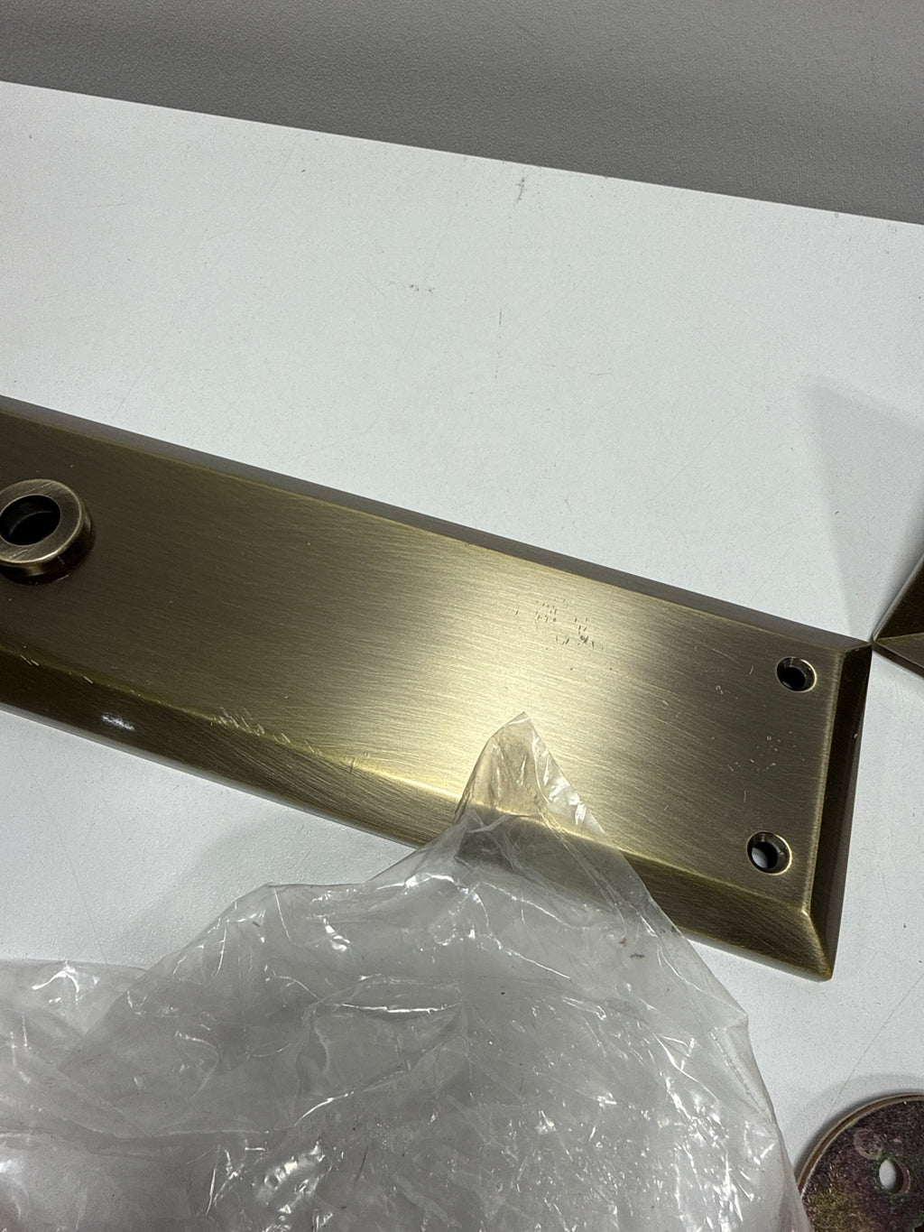 Scratch Missing Part Baldwin Hardware 6403.050.FD Handle Set