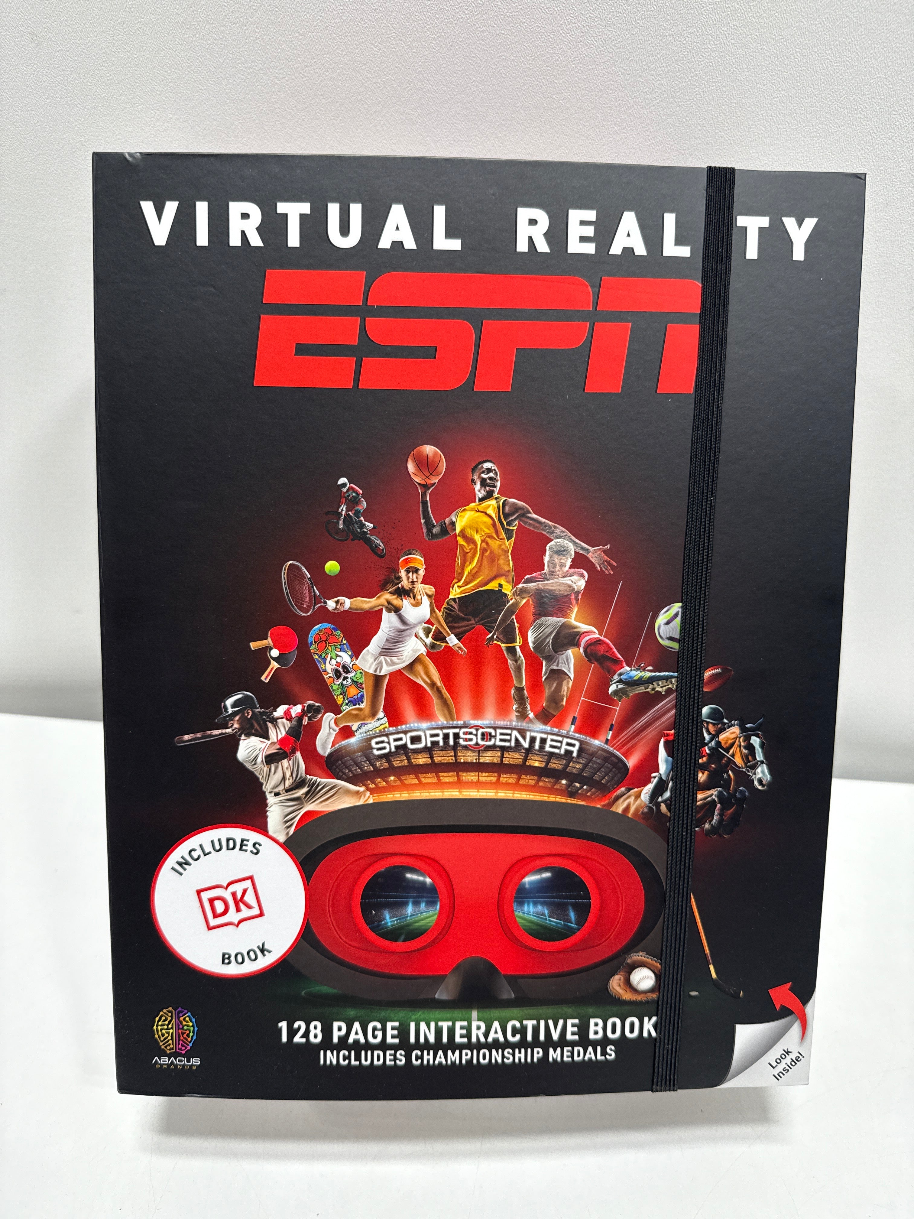 Virtual Reality ESPN! with DK Book by Abacus Brands | VR Goggles Included | Ages 8+ - *Kids