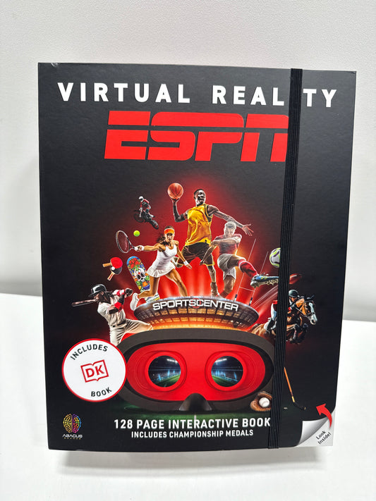 Virtual Reality ESPN! with DK Book by Abacus Brands | VR Goggles Included | Ages 8+