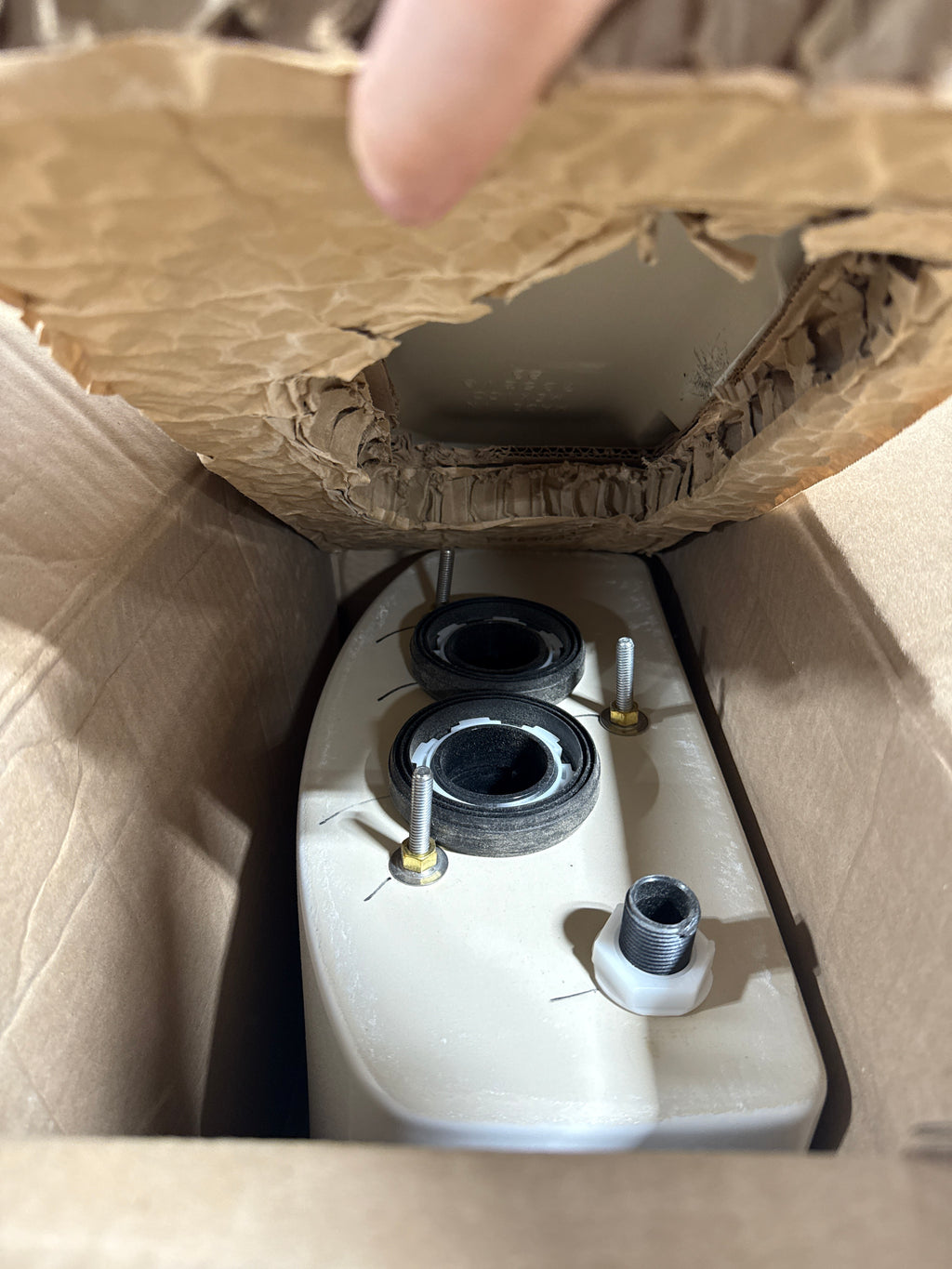 American Standard 4385A.137 Yorkville 1.28 GPF Toilet Tank Only White - *Plumbing