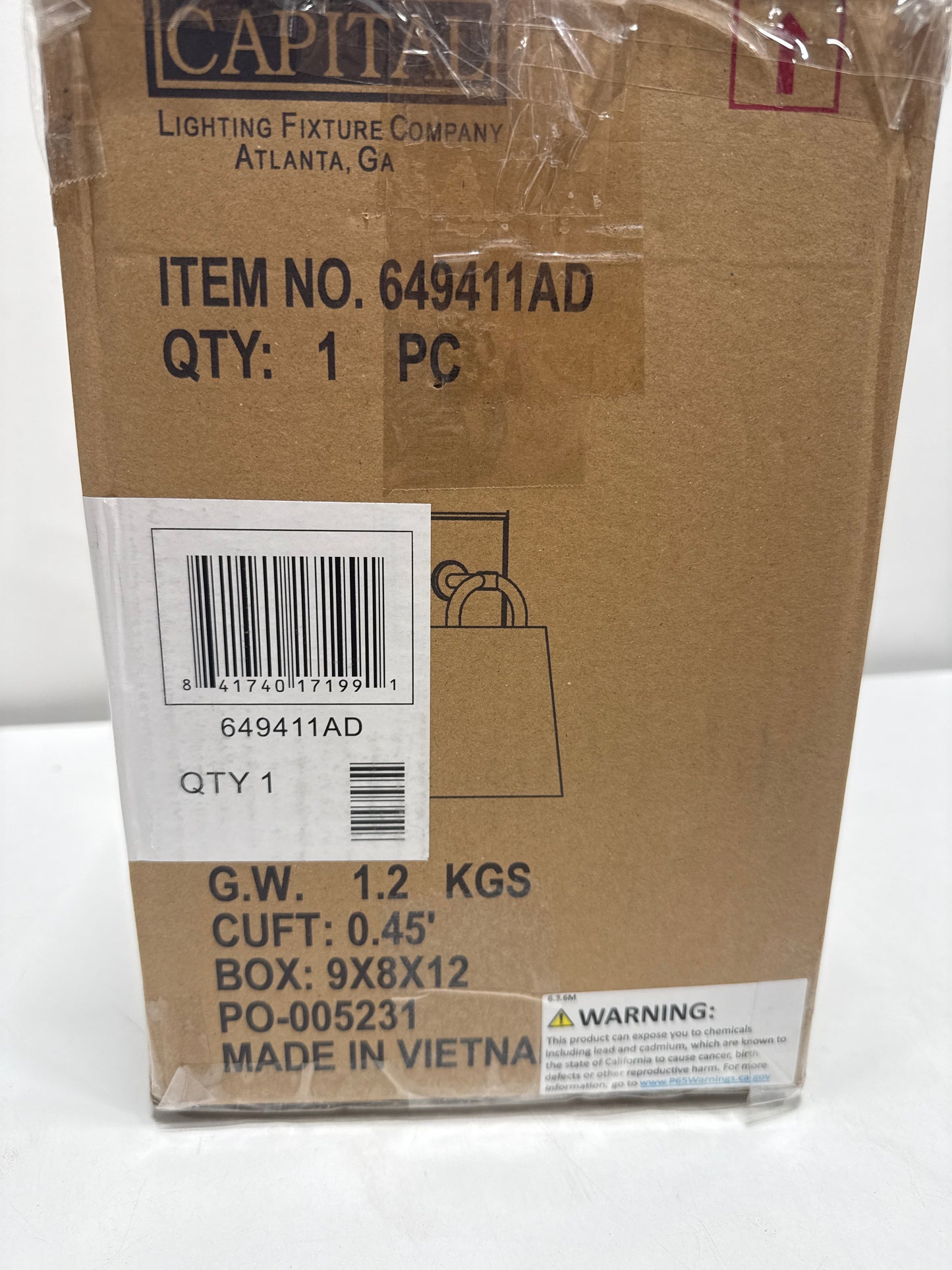 Capital Lighting - Brody - 1 Light Wall Sconce in Minimalist Style-11 Inches - *Lighting & Electrical