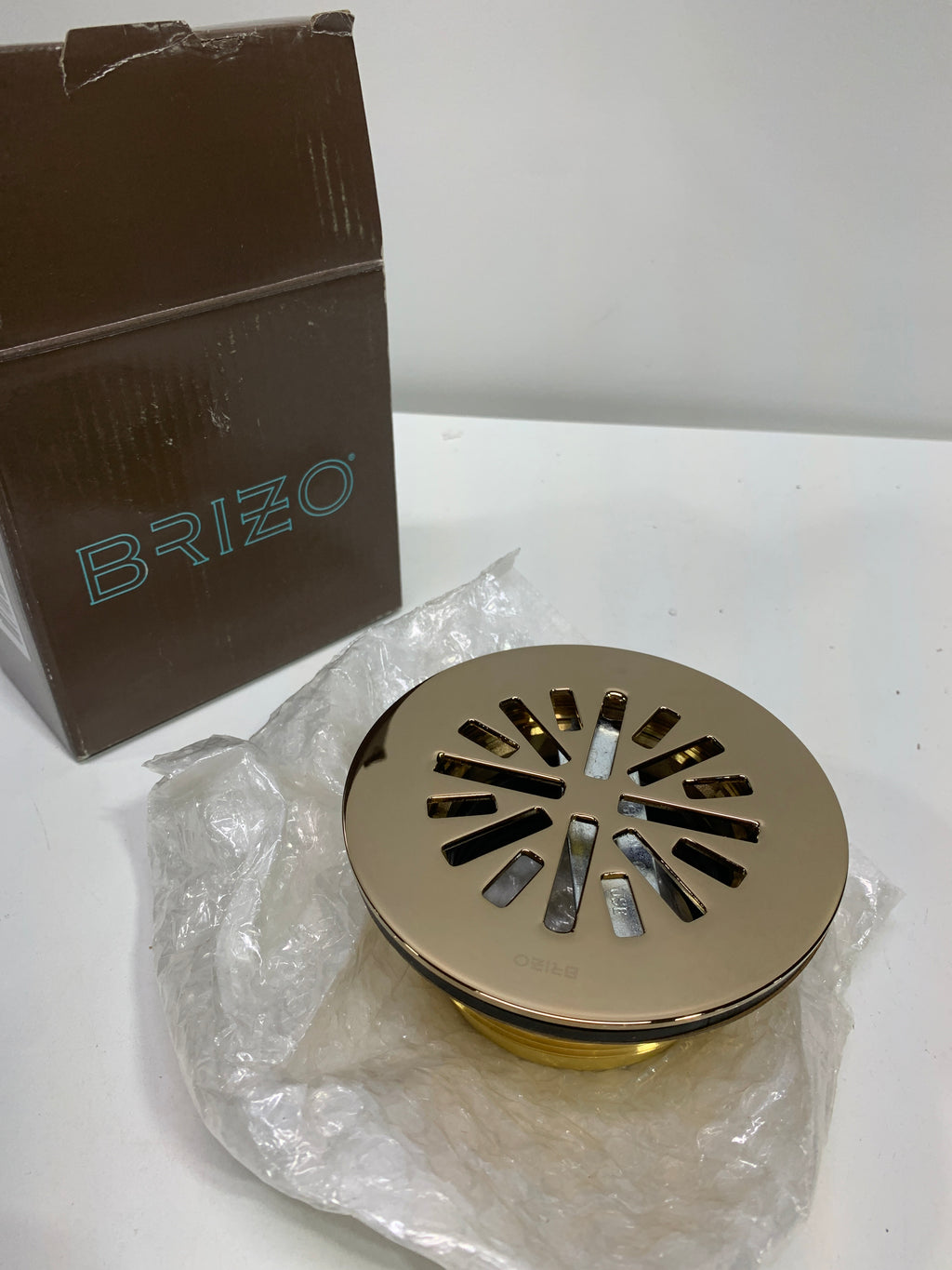 Brizo Kitchen Sink Flange and Strainer Champagne Bronze - *Plumbing