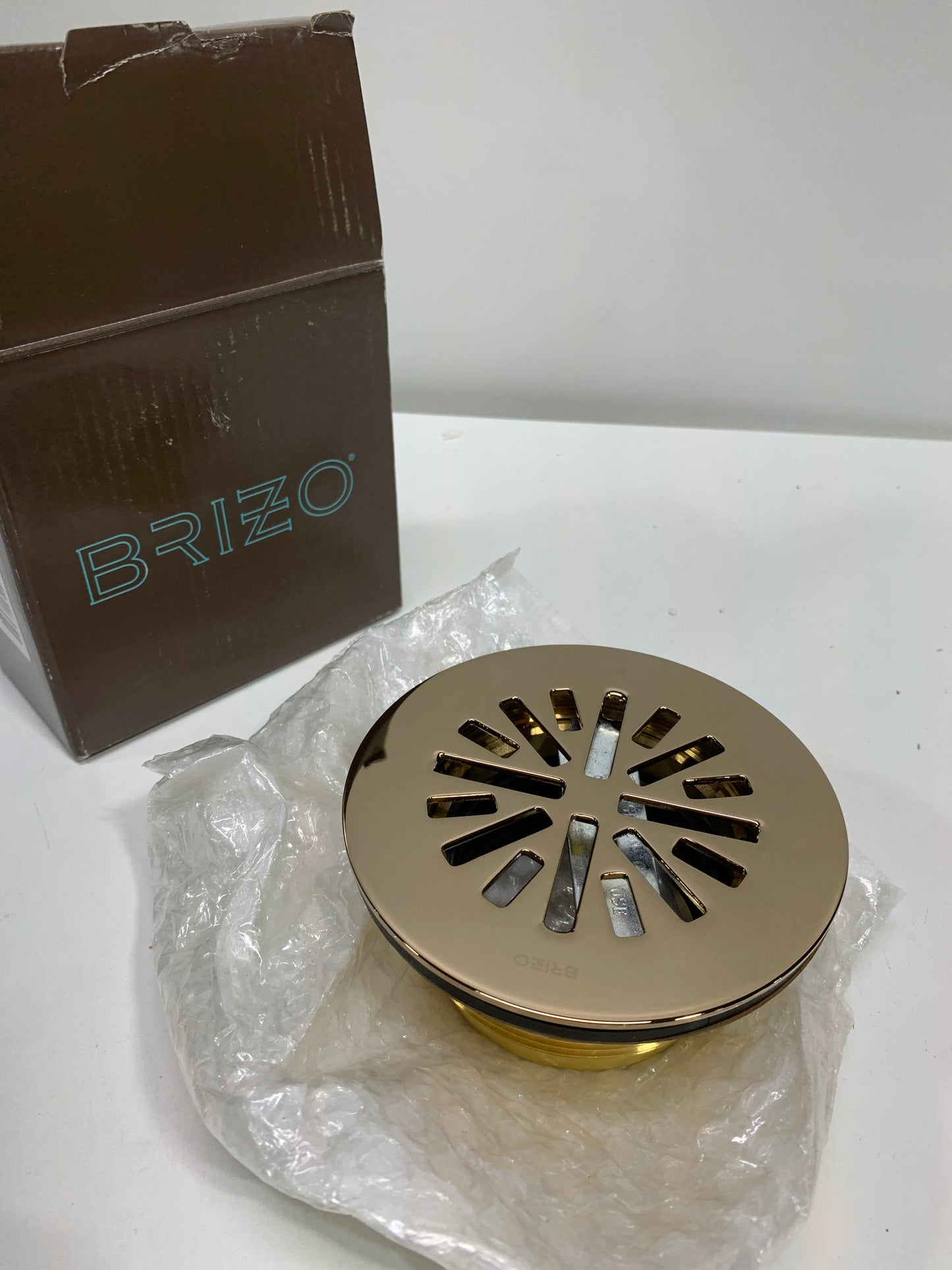 Brizo Kitchen Sink Flange and Strainer Champagne Bronze