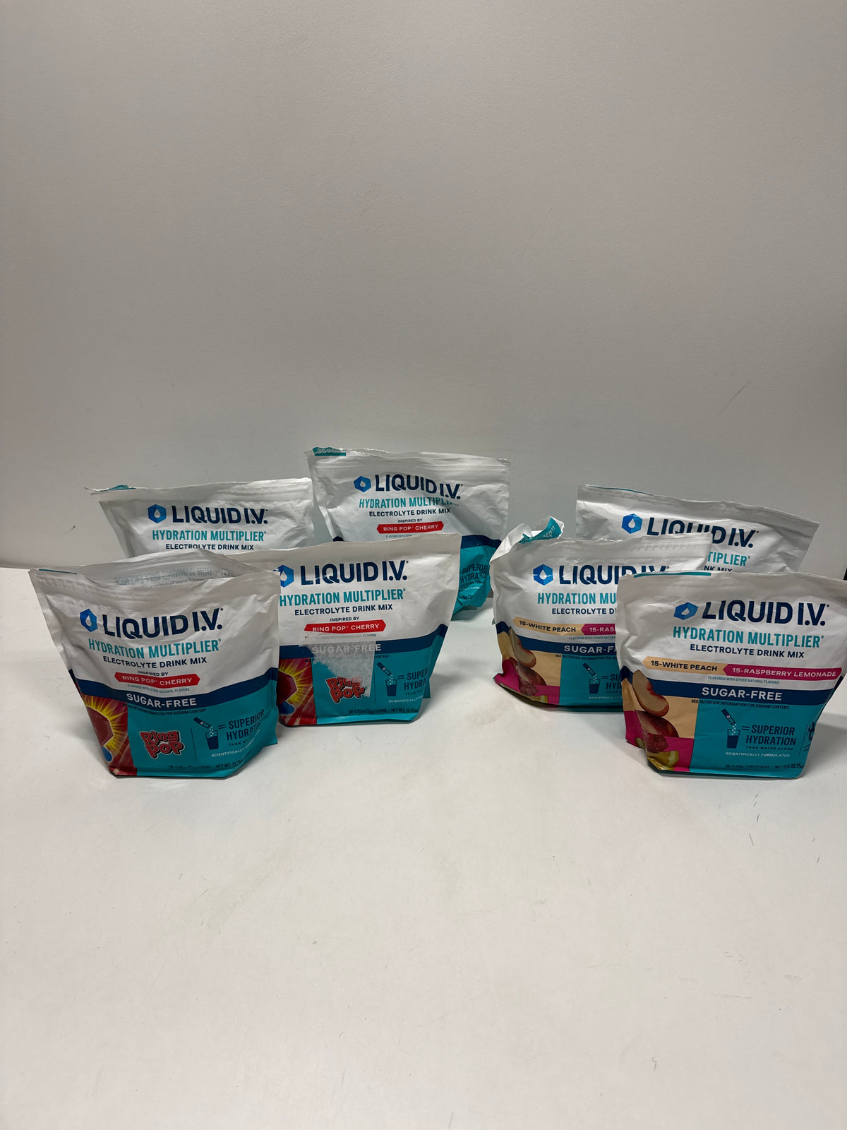 160 x Liquid I.V. Hydration Multiplier, 30 Individual Serving Stick Packs in Resealable Pouch, Sugar Free