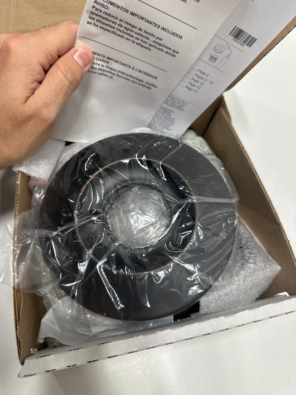 Delta Woodhurst 14 Series Shower Faucet Set, Oil Rubbed Bronze Shower Head and Handle Set, Valve Trim Kit, Venetian Bronze T14232-RB (Valve Not Included)