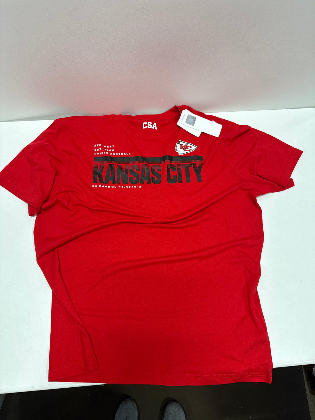 NFL Kansas City Chiefs Men's Bi-Blend T-Shirt