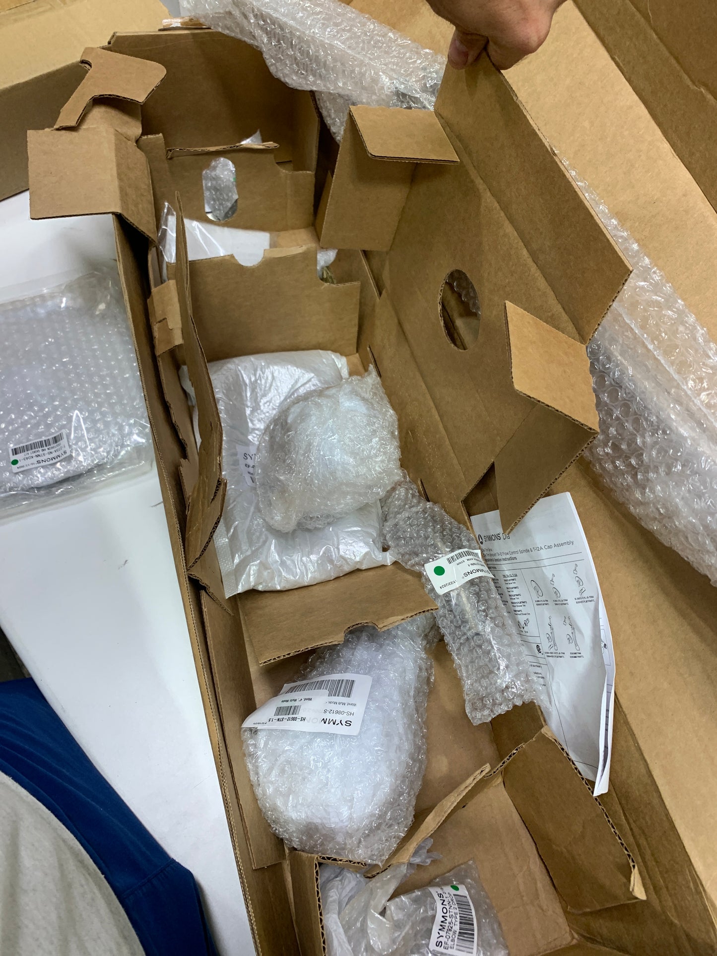 Symmons S3598b15trm Dia Hydromersion Pressure Balanced Shower System - Nickel