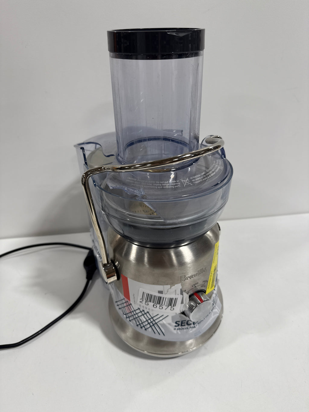 Used See Desc Breville the Juice Fountain Cold Plus - Medium Grey - *Kitchen Appliances