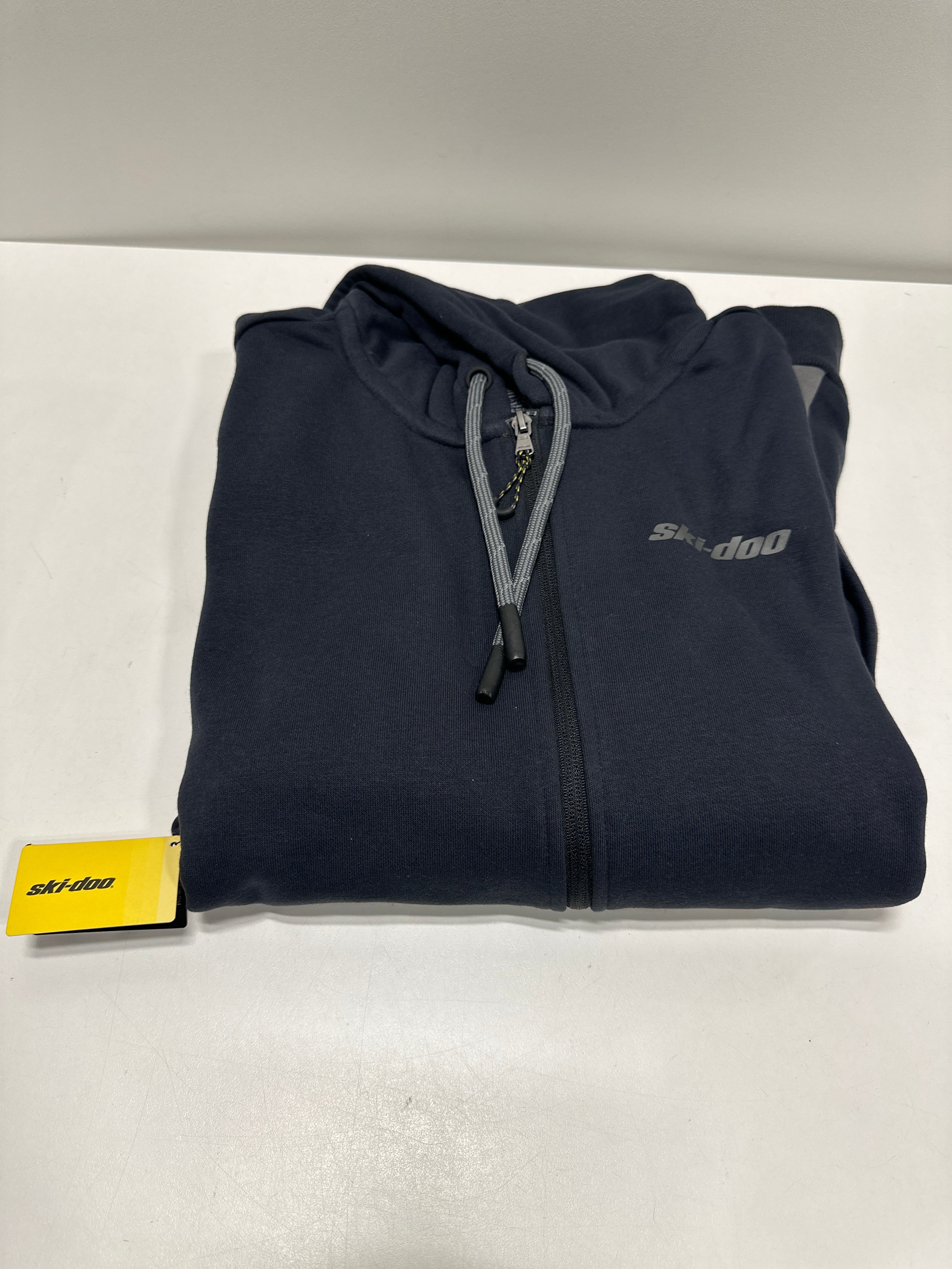 Ski-Doo Men’s Premium Zip-Up Hoodie Black Large