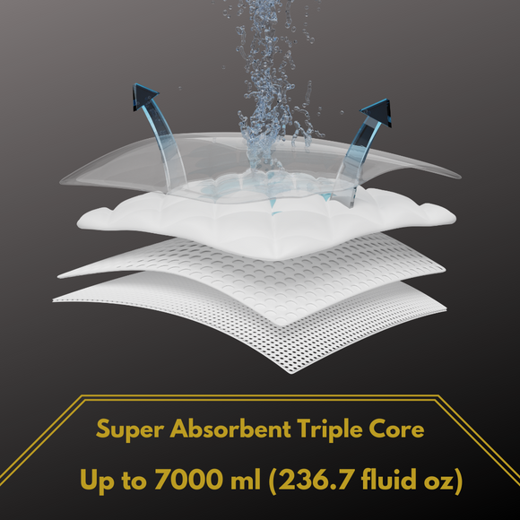 S/M Ultima Adult Disposable Breifs/Diapers +12 hour absorbency for overnight use Small/Medium