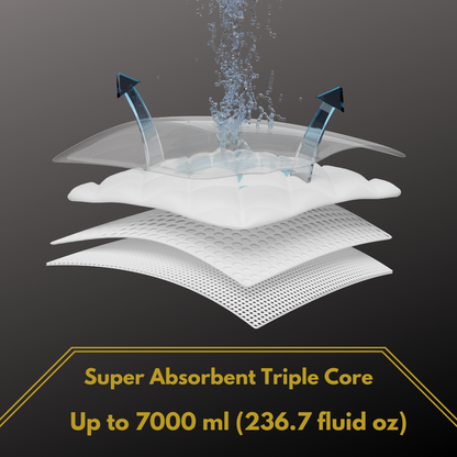 S/M Ultima Adult Disposable Breifs/Diapers +12 hour absorbency for overnight use Small/Medium