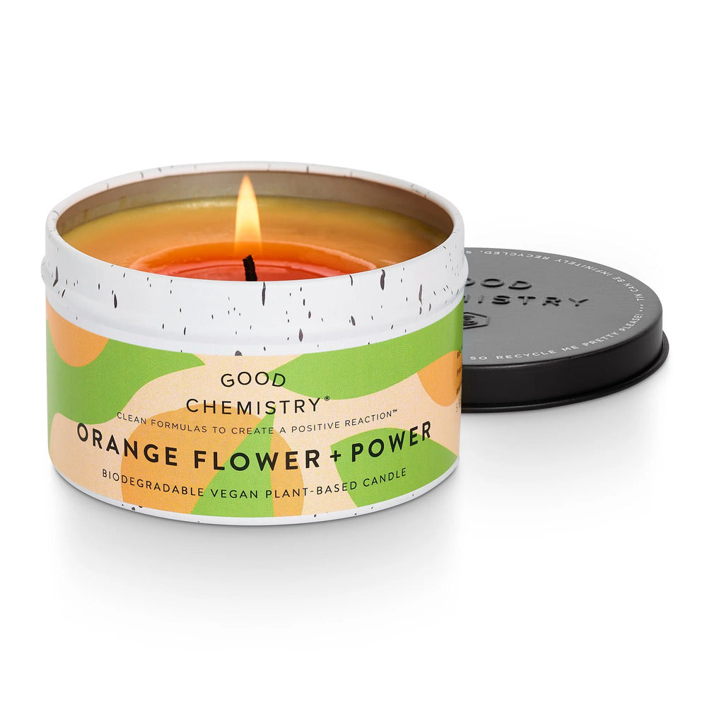 Good Chemistry Recyclable Tin Orange Flower and Power - 5.64 Oz