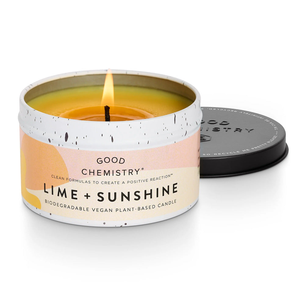 Good Chemistry Recyclable Tin Candle Lime and Sunshine - 5.64 Oz