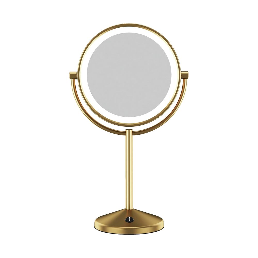 Conair Brushed Brass Lighted Makeup Mirror