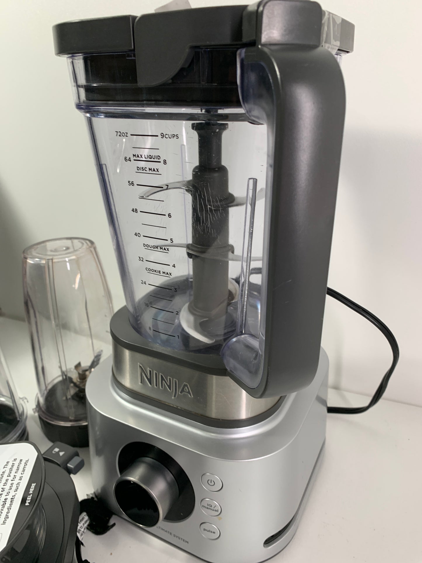 Used  Ninja Foodi Power Blender & Processor System with Smoothie Bowl Maker and Nutrient Extractor 1400 Watts